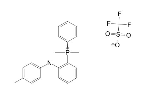 P,P-DIMETHYL-P-[2-(4-METHYLPHENYLAMINO)-PHENYL]-P-PHENYL-PHOSPHONIUM-TRIFLATE