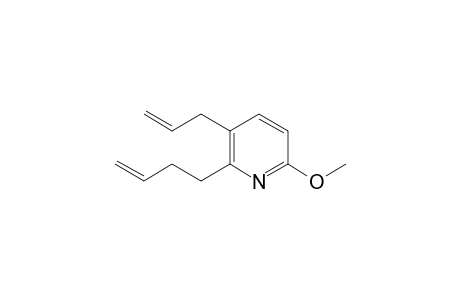 2-But-3-enyl-6-methoxy-3-prop-2-enyl-pyridine