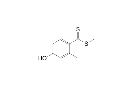 Methyl 4-hydroxy-2-methyldithiobenzoate