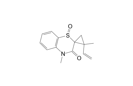 2',4-Dimethyl-2'-vinyl-1-oxido-3-oxo-3,4-dihydro-2H-1,4-benzothiazine-2-spiro-1'-cyclopropane isomer