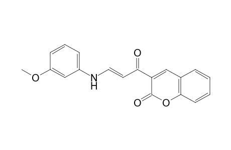 (E)-3-(3-(3-methoxyphenylamino)acryloyl)-2Hchromen-2-one