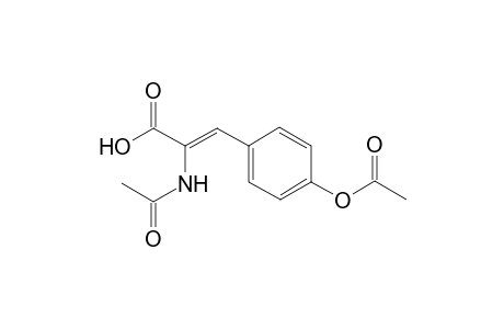 (Z)-2-acetamido-3-(4-acetoxyphenyl)acrylic acid