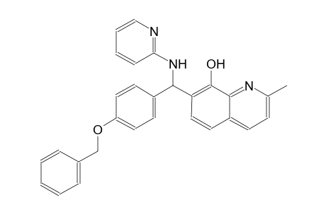 7-[[4-(benzyloxy)phenyl](2-pyridinylamino)methyl]-2-methyl-8-quinolinol