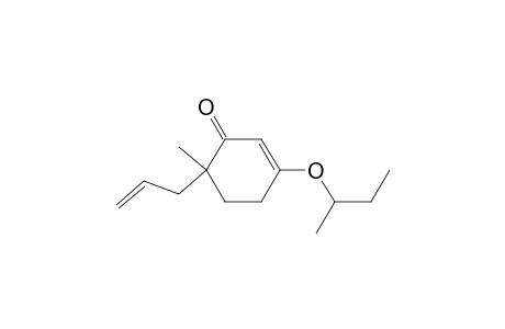 2-Cyclohexen-1-one, 6-methyl-3-(1-methylpropoxy)-6-(2-propenyl)-