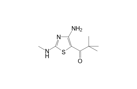 1-[4-amino-2-(methylamino)-1,3-thiazol-5-yl]-2,2-dimethyl-1-propanone