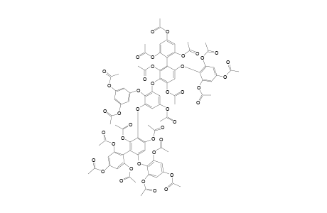 BISFUCOPENTAPHLORETHOL-A-NONADECA-ACETATE;4,3',5'-TRIACETOXY-2,6-BIS-[2,6-DIACETOXY-3-(2,4,6-TRIACETOXYPHENYL)-4-[2,4,6-TRIACETOXYPHENOXY)-PHENOXY]-3,5-DIACETO