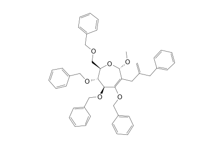 METHYL-2-DEOXY-2-C-(2-PHENYLALLYL)-3,4,5,7-TETRA-O-BENZYL-ALPHA-D-ARABINO-HEPT-2-ENO-SEPTANOSIDE