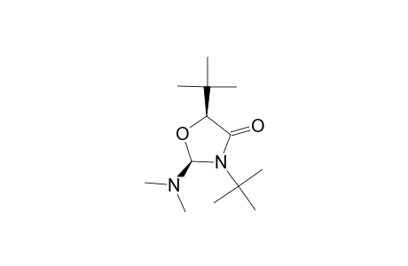 (2R,5S)-CIS-3,5-DI-TERT.-BUTYL-2-(DIMETHYLAMINO)-1,3-OXAZOLIDIN-4-ONE