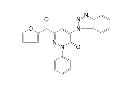 4-(1H-1,2,3-Benzotriazol-1-yl)-6-(2-furoyl)-2-phenyl-3(2H)-pyridazinone