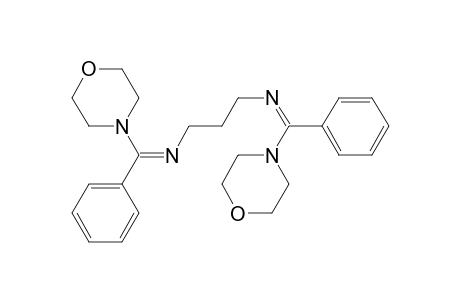 Morpholine, 4,4'-[1,3-propanediylbis[nitrilo(phenylmethylidyne)]]bis-