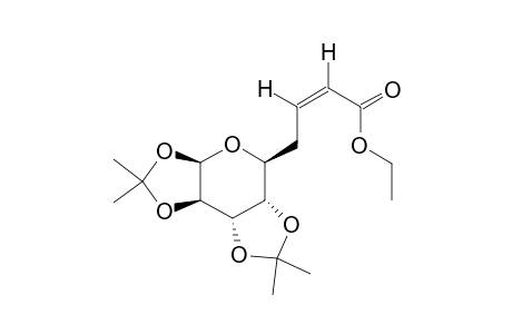 ETHYL-(Z)-(6,7,8-TRIDEOXY-1,2:3,4-DI-O-ISOPROPYLIDENE-alpha-D-GALACTONON-7-ENOPYRANOSID)-URONATE
