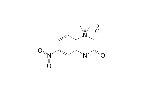 1,1,4-Trimethyl-6-nitro-3-oxo-1,2,3,4-tetrahydroquinoxalinium chloride