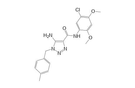 1H-1,2,3-triazole-4-carboxamide, 5-amino-N-(5-chloro-2,4-dimethoxyphenyl)-1-[(4-methylphenyl)methyl]-