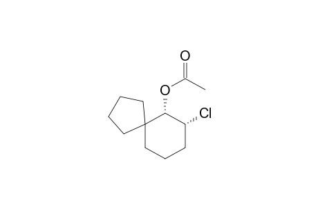 Spiro[4.5]decan-6-ol, 7-chloro-, acetate, cis-