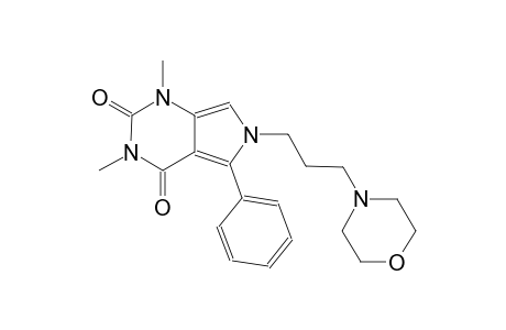 1,3-dimethyl-6-[3-(4-morpholinyl)propyl]-5-phenyl-1H-pyrrolo[3,4-d]pyrimidine-2,4(3H,6H)-dione
