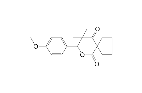 8-(4-Methoxyphenyl)-9,9-dimethyl-7-oxaspiro[4.5]decane-6,10-dione