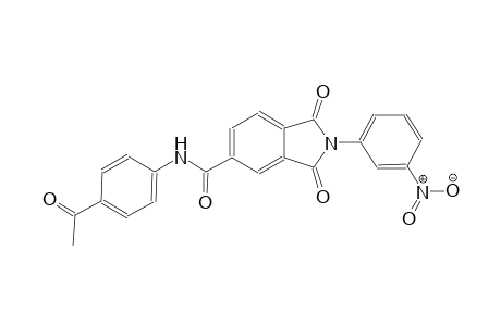 1H-isoindole-5-carboxamide, N-(4-acetylphenyl)-2,3-dihydro-2-(3-nitrophenyl)-1,3-dioxo-
