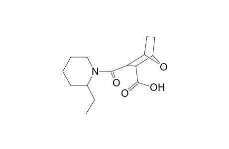 3-[(2-ethyl-1-piperidinyl)carbonyl]-7-oxabicyclo[2.2.1]heptane-2-carboxylic acid