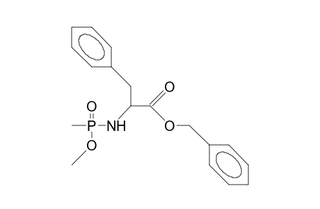 N-(Methoxy-methyl-phosphinyl)-L-phenylalanine benzyl ester