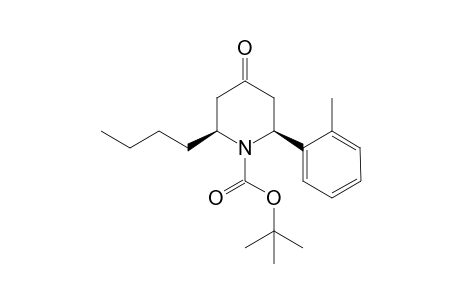 cis-N-Boc-2-(2-methylphenyl)-6-butyl-4-piperidinone