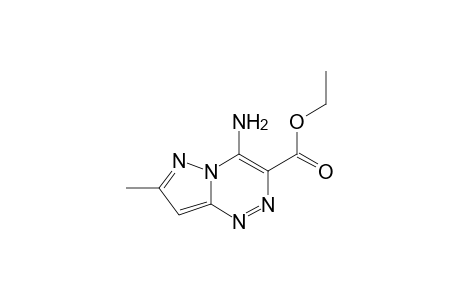 Pyrazolo[5,1-c][1,2,4]triazine-3-carboxylic acid, 4-amino-7-methyl-,ethyl ester