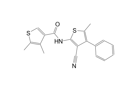 N-(3-cyano-5-methyl-4-phenyl-2-thienyl)-4,5-dimethyl-3-thiophenecarboxamide