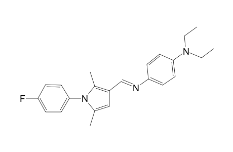 (2,5-Dimethyl-1-p-fluorophenyl-3-yl-methylene)-(4-diethylaminophenyl)amine