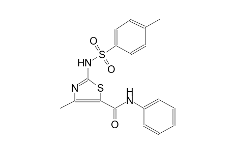 5-thiazolecarboxamide, 4-methyl-2-[[(4-methylphenyl)sulfonyl]amino]-N-phenyl-