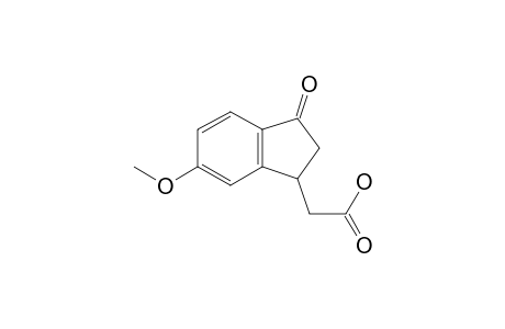 2-(3-keto-6-methoxy-indan-1-yl)acetic acid