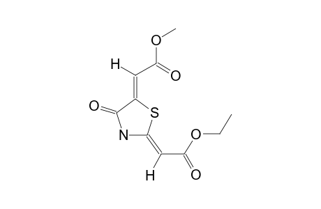(Z)-2-(ETHOXYCARBONYLMETHYLENE)-(Z)-5-(METHOXYCARBONYLMETHYLENE)-THIAZOLIDIN-4-ONE