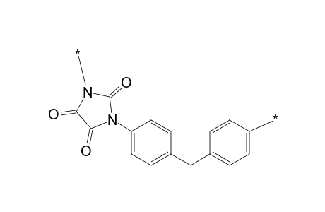 Poly[methylene-bis(1,4-phenylene)parabanic acid]