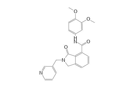 N-(3,4-dimethoxyphenyl)-3-oxo-2-(3-pyridinylmethyl)-4-isoindolinecarboxamide