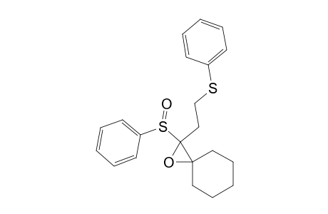 1-Oxaspiro[2.5]octane, 2-(phenylsulfinyl)-2-[2-(phenylthio)ethyl]-