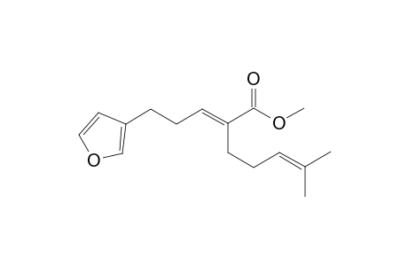 (E)-methyl 2-(3-(furan-3-yl)propylidene)-6-methylhept-5-enoate