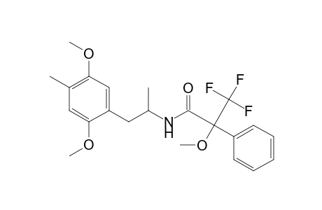 Benzeneacetamide, N-[2-(2,5-dimethoxy-4-methylphenyl)-1-methylethyl]-.alpha.-methoxy-.a lpha.-(trifluoromethyl)-
