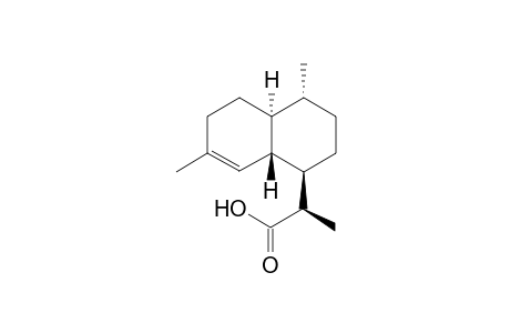 2-(4,7-Dimethyl-(1.alpha.H),2,3,(4.beta.H),(4a.alpha..H),5,6,(8a.beta.H)-octahydronaphthalen-1-yl)propionic acid