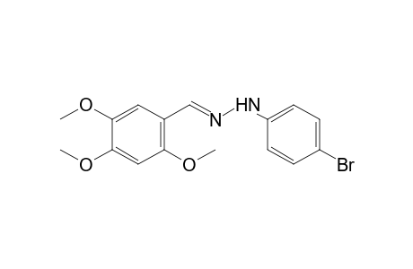 2,4,5-trimethoxybenzaldehyde, (p-bromophenyl)hydrazone