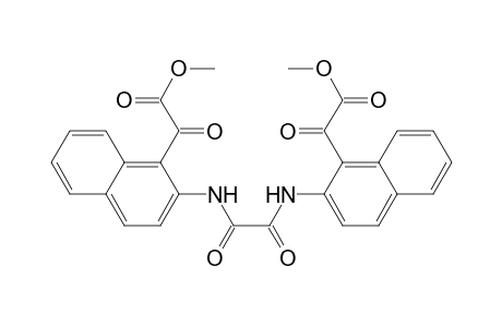 1-Naphthaleneacetic acid, 2,2'-[(1,2-dioxo-1,2-ethanediyl)diimino]bis[.alpha.-oxo-, dimethyl ester