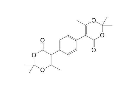 5,5'-(1,4-Phenylene)-bis(2,2,6-trimethyl-4H-1,3-dioxin-4-one)