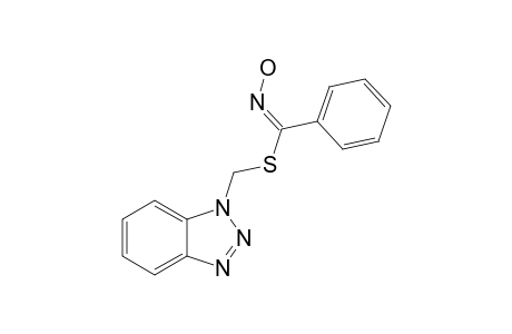 BENZOHYDROXAMOYL-BENZOTRIAZOL-1-YL-METHYL-THIOETHER