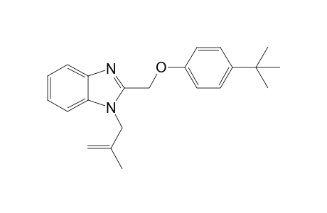 1H-Benzoimidazole, 2-(4-tert-butylphenoxymethyl)-1-(2-methylallyl)-