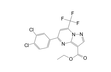 ethyl 5-(3,4-dichlorophenyl)-7-(trifluoromethyl)pyrazolo[1,5-a]pyrimidine-3-carboxylate