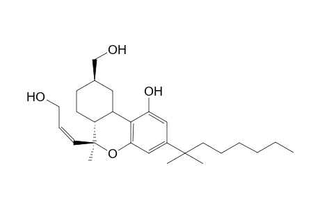 9-(Hydroxymethyl)-6-methyl-6(Z)-(3-hydroxypropenyl)-3-(1,1-dimethylheptyl)-6a,7,8,9,10,10a-hexahydro-6H-dibenzo[bc]pyran-1-ol