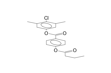 3,5-dimethyl-4-chlorophenyl 4-butanoyloxybenzoate
