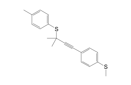 Methyl (4-(3-methyl-3-(p-tolylthio)but-1-yn-1-yl)phenyl) sulfide