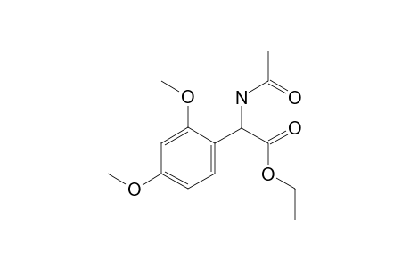 ethyl 2-acetamido-2-(2,4-dimethoxyphenyl)acetate