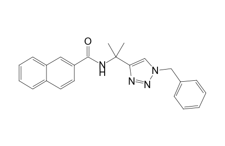 N-(2-[1-Benzyl-1H-1,2,3-triazol-4-yl]propan-2-yl)-2-naphthamide