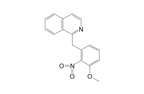 1-(3-Methoxy-2-nitrobenzyl)isoquinoline