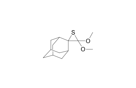 3,3-Dimethoxyspiro[thiiran-2,2'-tricyclo[3.3.1.1(3,7)]decane