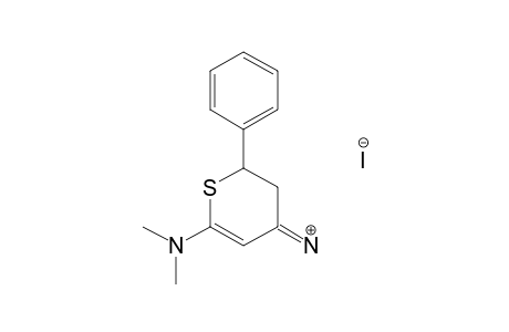 (RS)-(+/-)-6-DIMETHYLAMINO-2-PHENYL-2H-THIOPYRAN-4(3H)-IMINIUMIODIDE